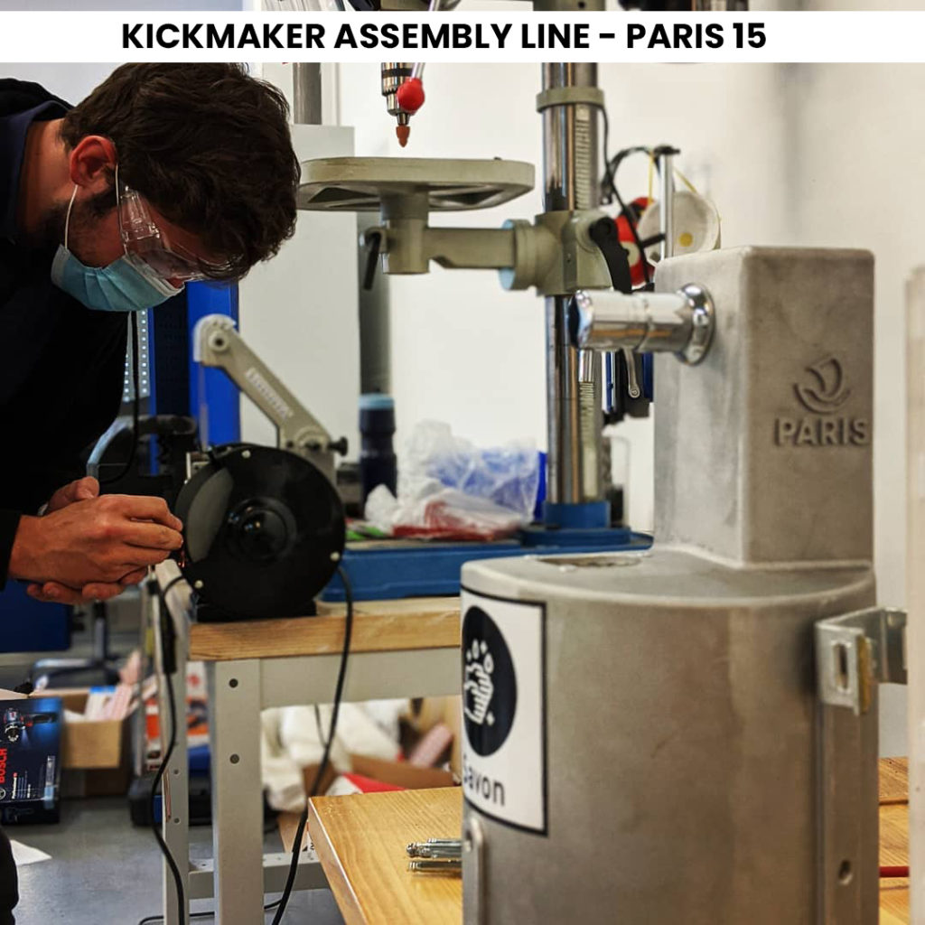 Kickmaker distributeurs de savon de la ville de Paris - écosystème industriel